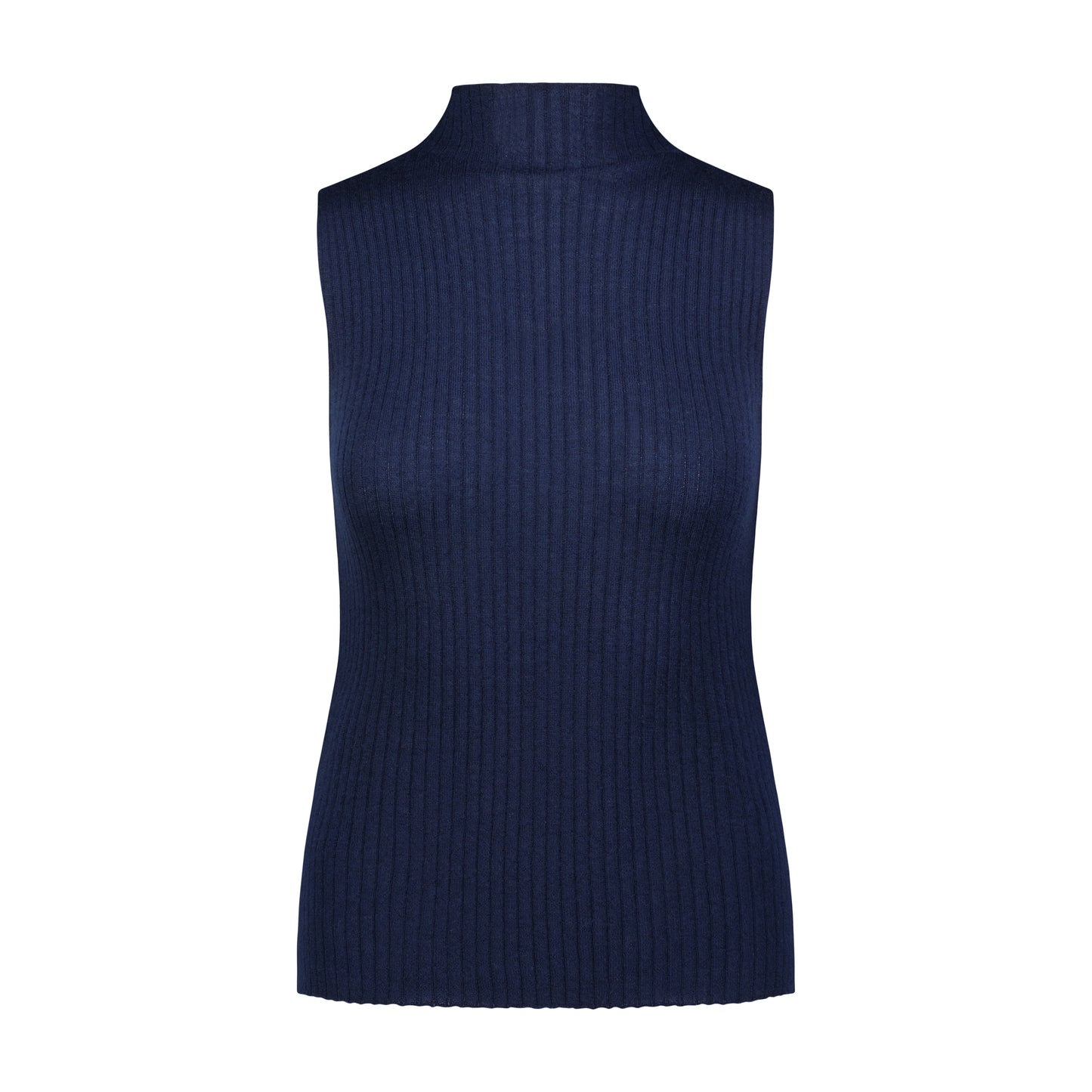 LW Pearl Women Sleeveless Rib Turtleneck
