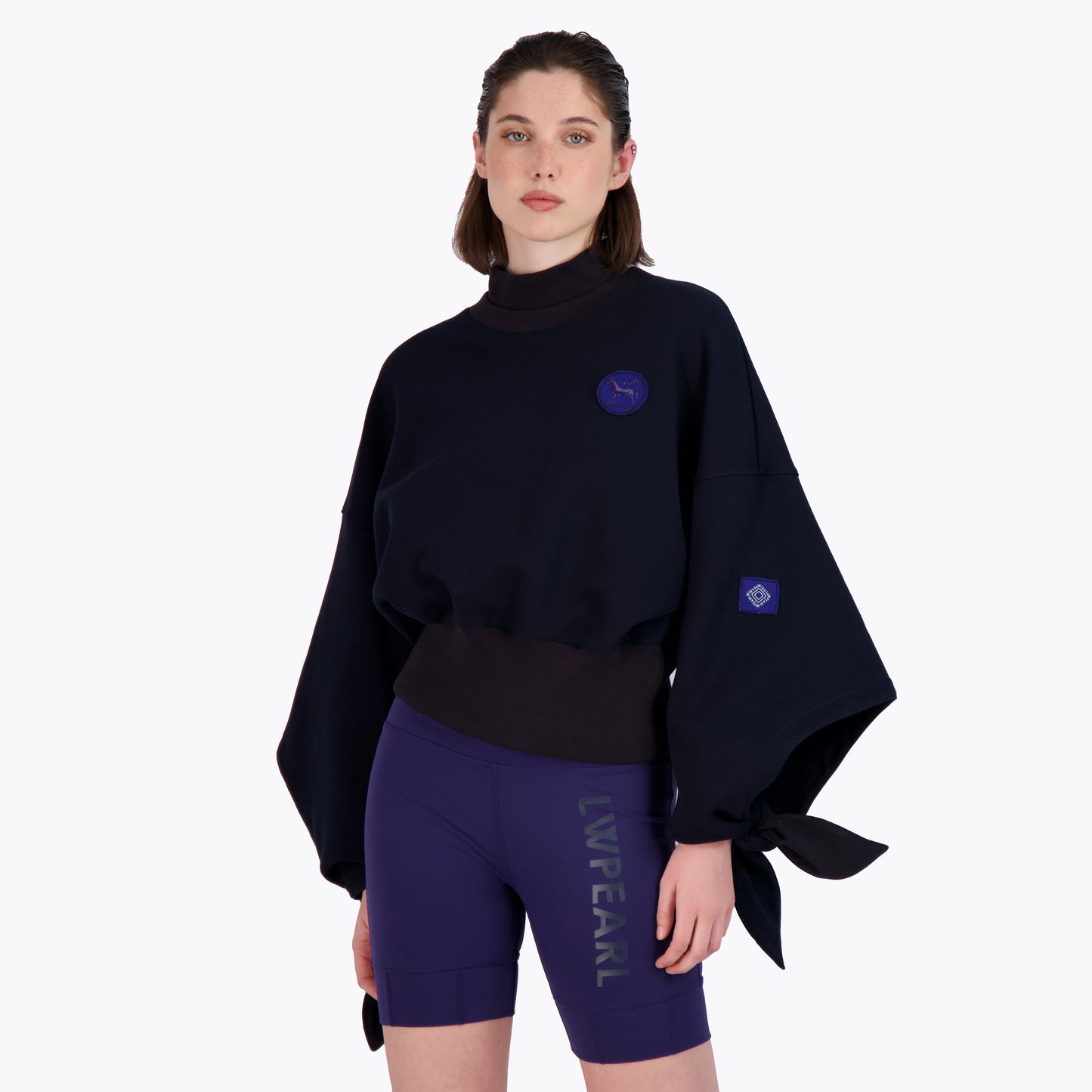 Tie Sleeve Sweatshirt